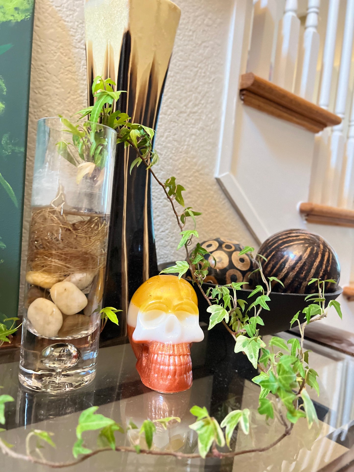 Resin Skull - Smooth with glow